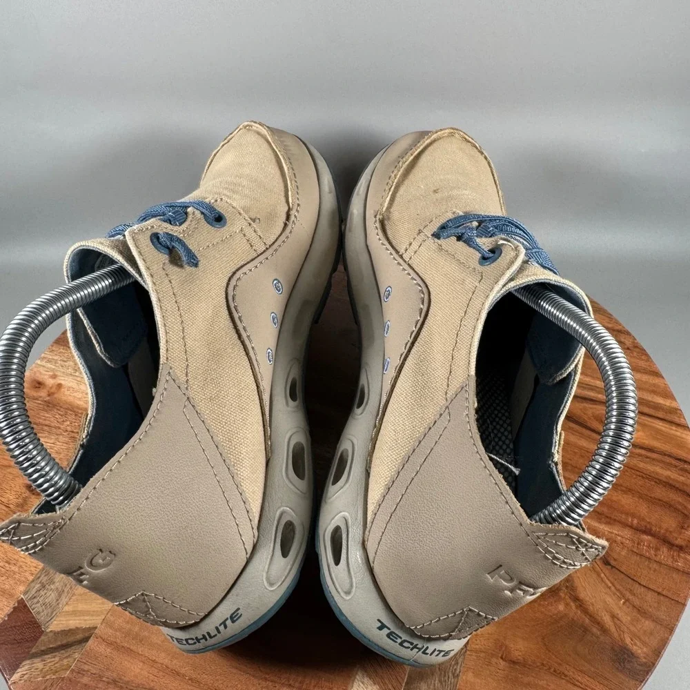 Columbia Mens PFG Bahama Vent Loco II Fishing Boat Shoes Khaki BM2658-271 Size 9